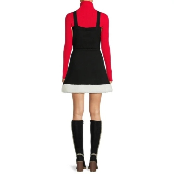 Christmas No Boundaries Reindeer Knit Sweater Top & Skirt Set Junior Size M 7-9 - Picture 2 of 9